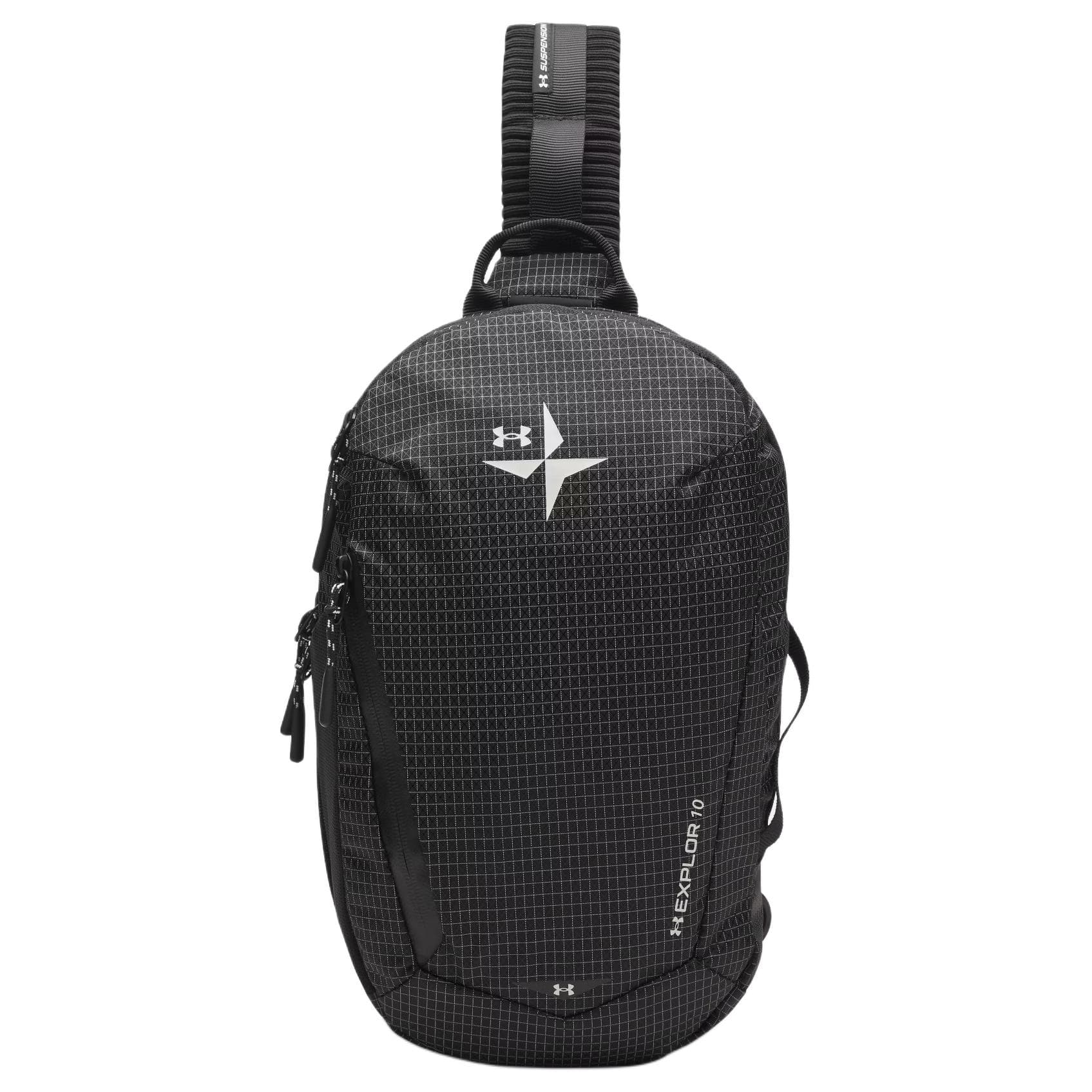 Нагрудная сумка Under Armour Нейлоновая Сумка через плечо (Слинг) Унисекс Черная - изображение 1