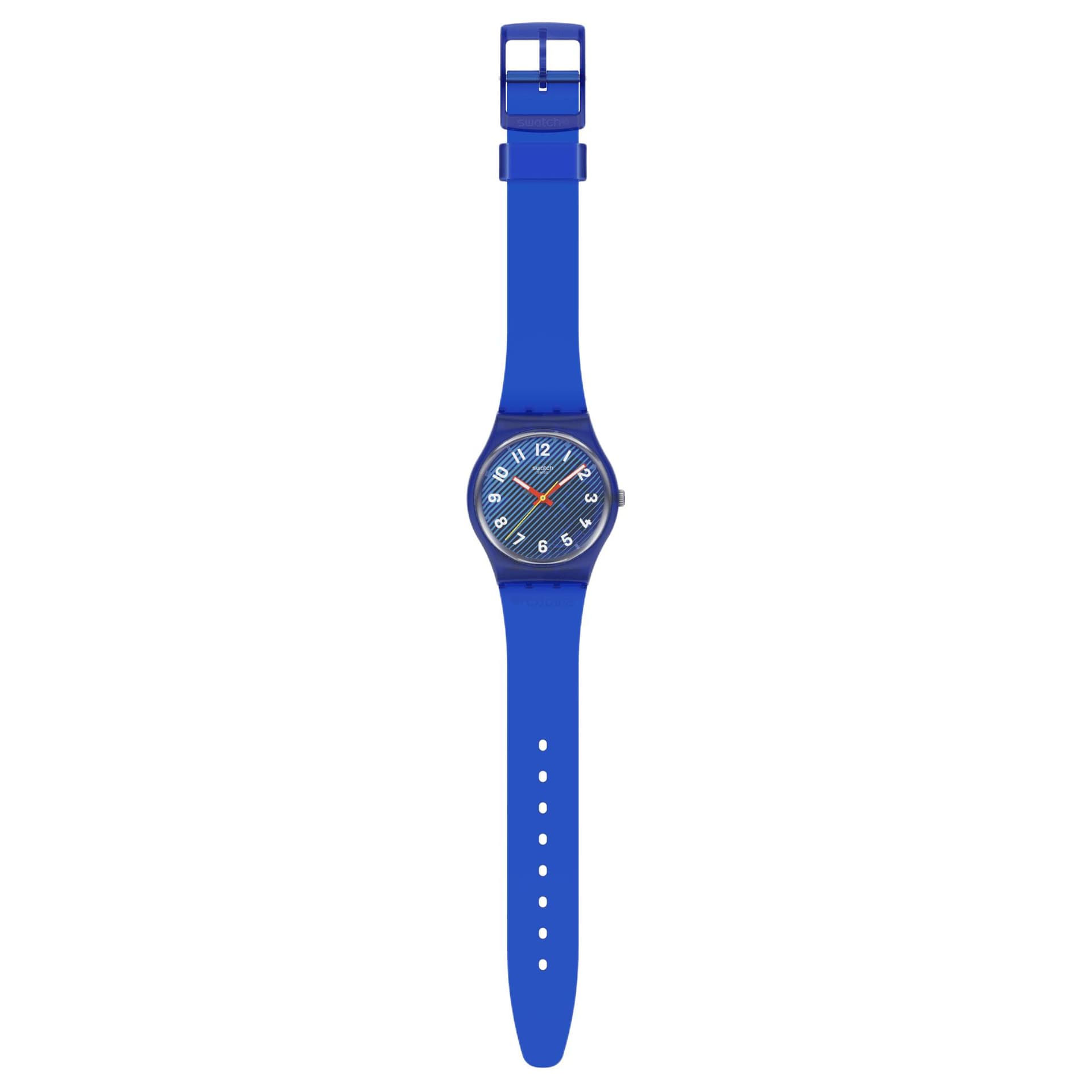 Часы Swatch Essentials Кварцевый механизм 30 м водонепроницаемость женские часы 34 мм синий циферблат - изображение 2