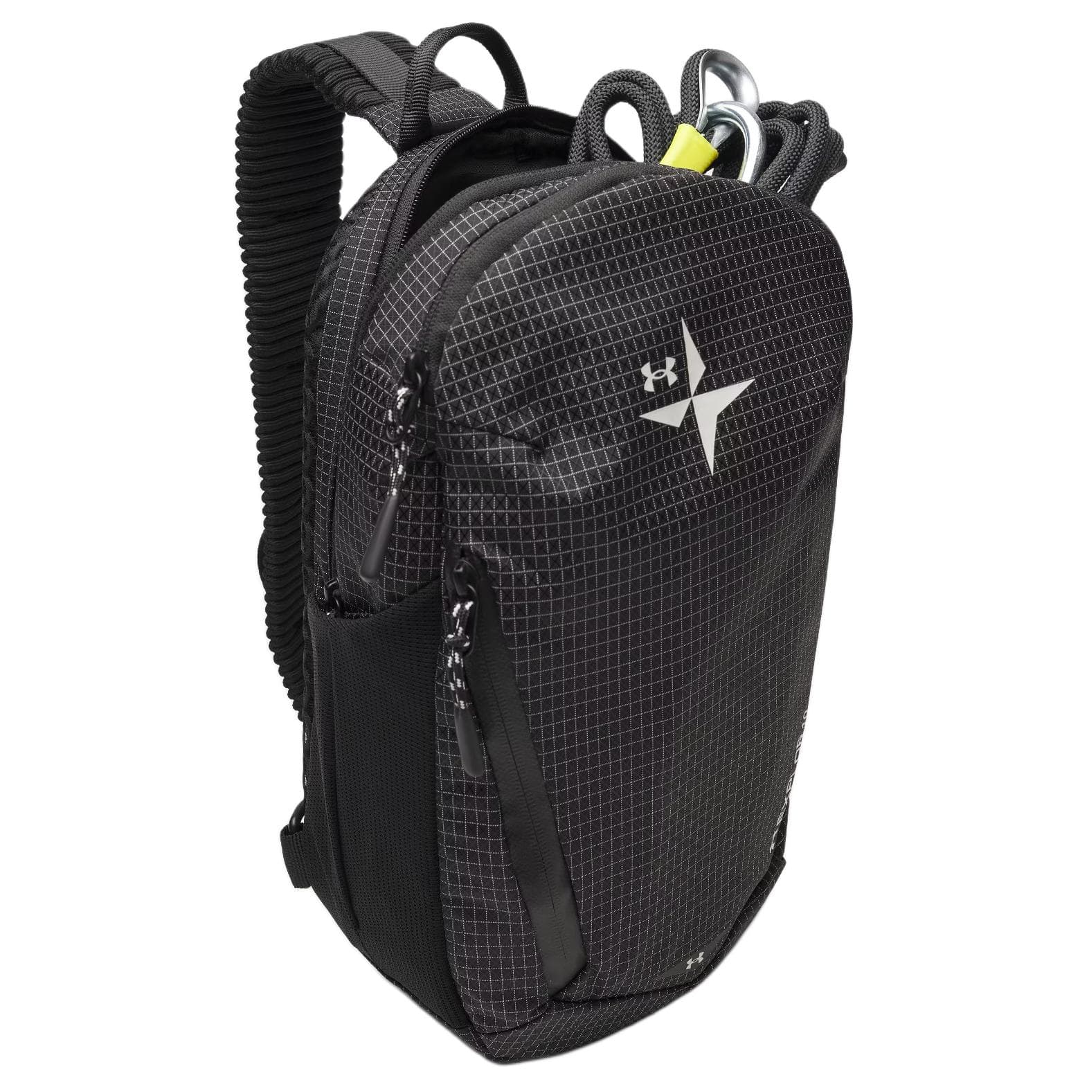 Нагрудная сумка Under Armour Нейлоновая Сумка через плечо (Слинг) Унисекс Черная - изображение 3