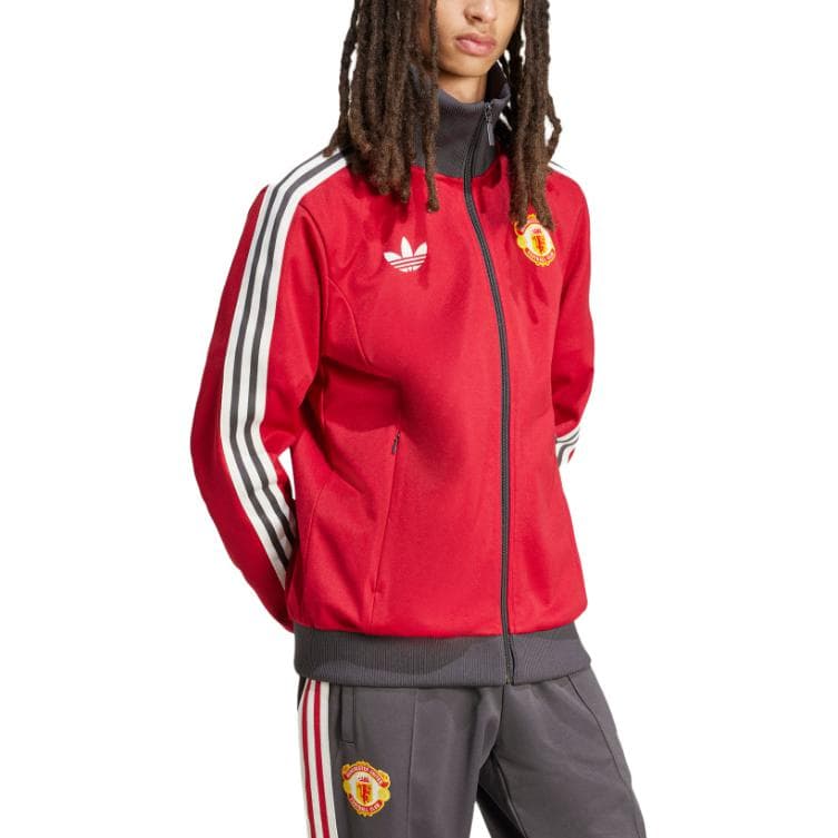 Куртка Adidas Originals MUFC MANCHESTER UNITED Victory Red Men's Jackets - изображение 6