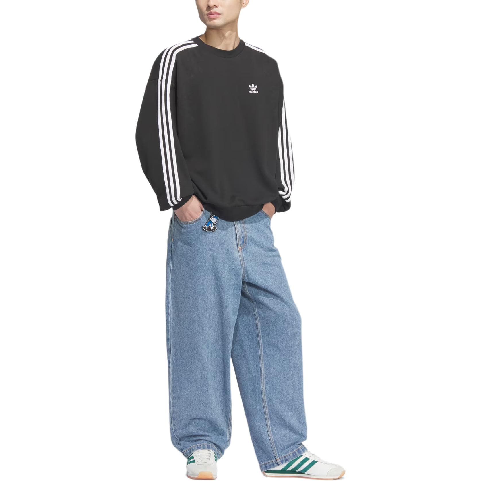 Штаны Adidas Originals Skate Джинсы Мужские Синие - изображение 2