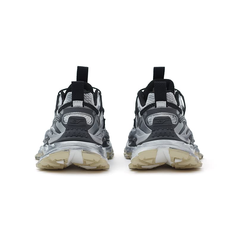 Кроссовки ANTA SNEAKERVERSE Низкий топ массивные кроссовки женские серый белый черный серебряный - изображение 4