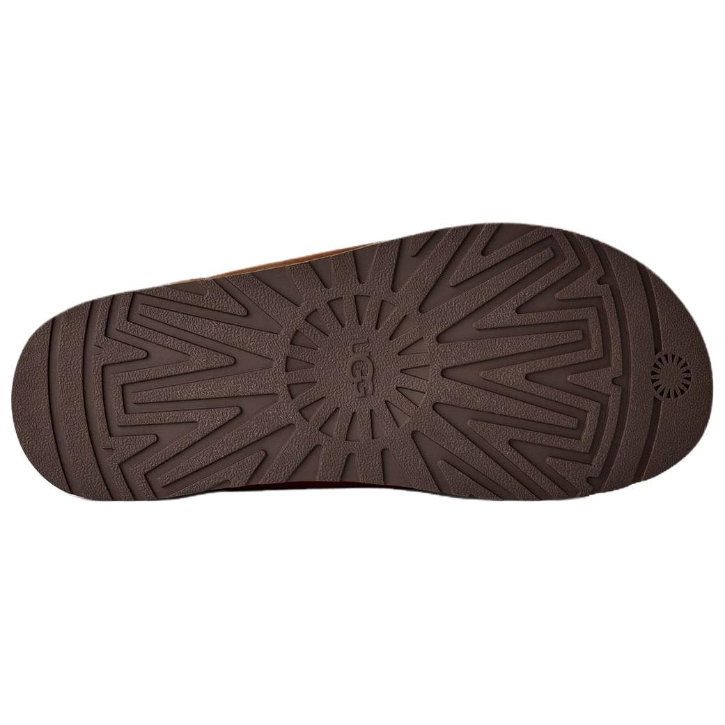 Сандалии UGG Rubber Slide Тапочки Мужские Темно-Коричневые - изображение 6