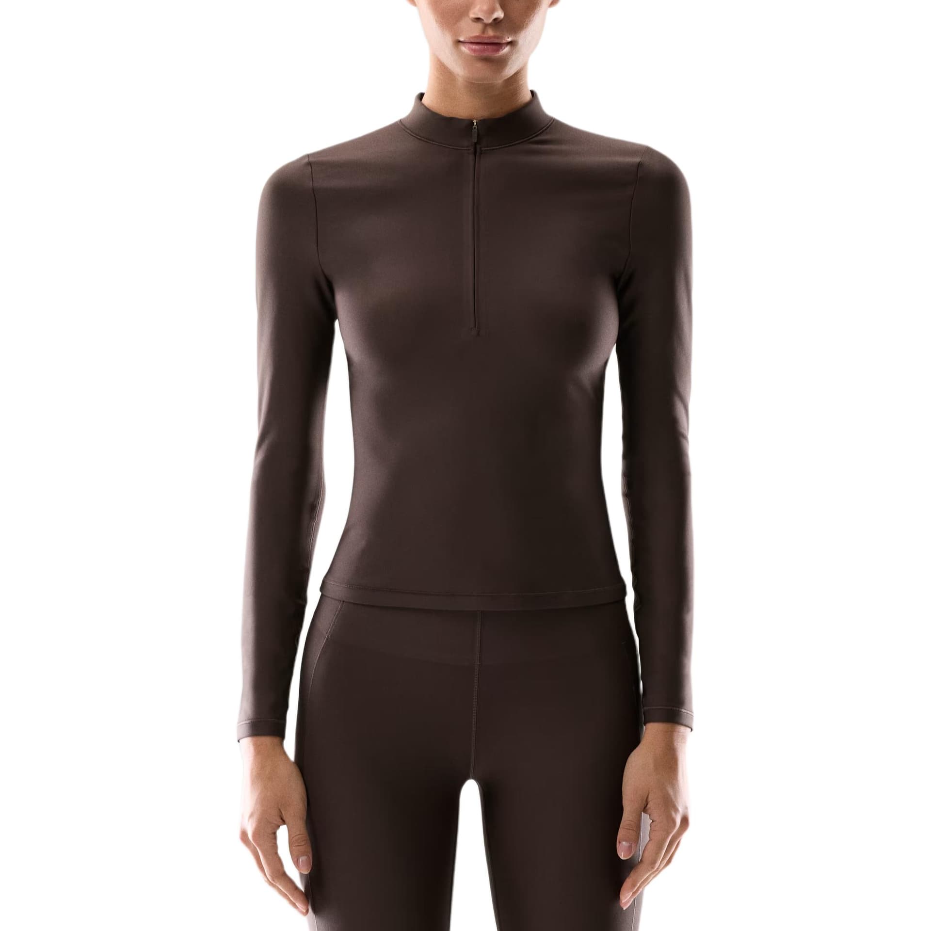 Футболка ARITZIA Богатый мокко коричневый женские T-рубашки - изображение 1