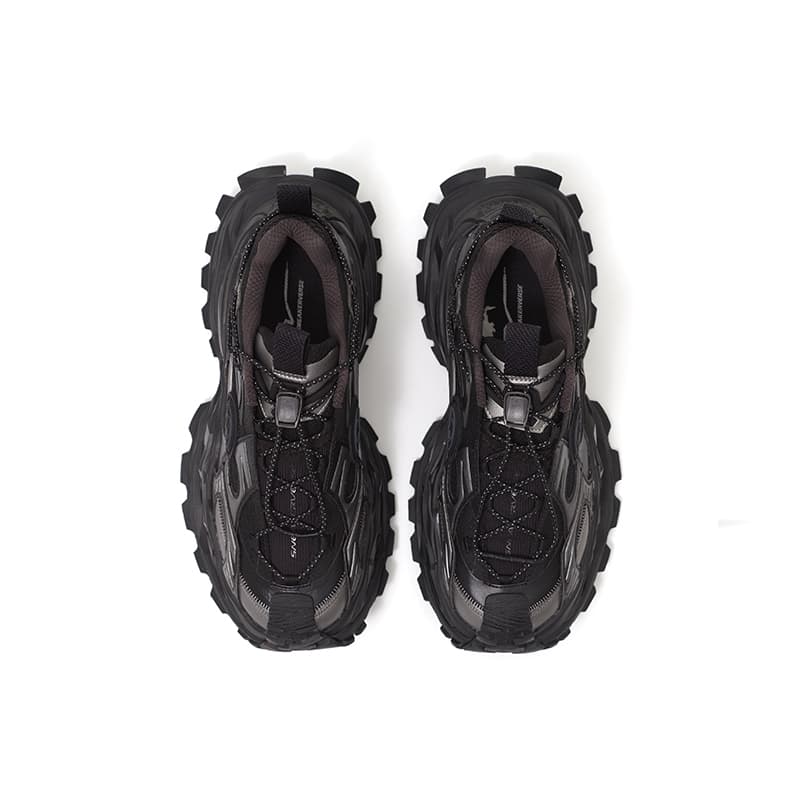 Кроссовки ANTA SNEAKERVERSE Низкий топ массивные кроссовки мужские черный серый черный - изображение 3