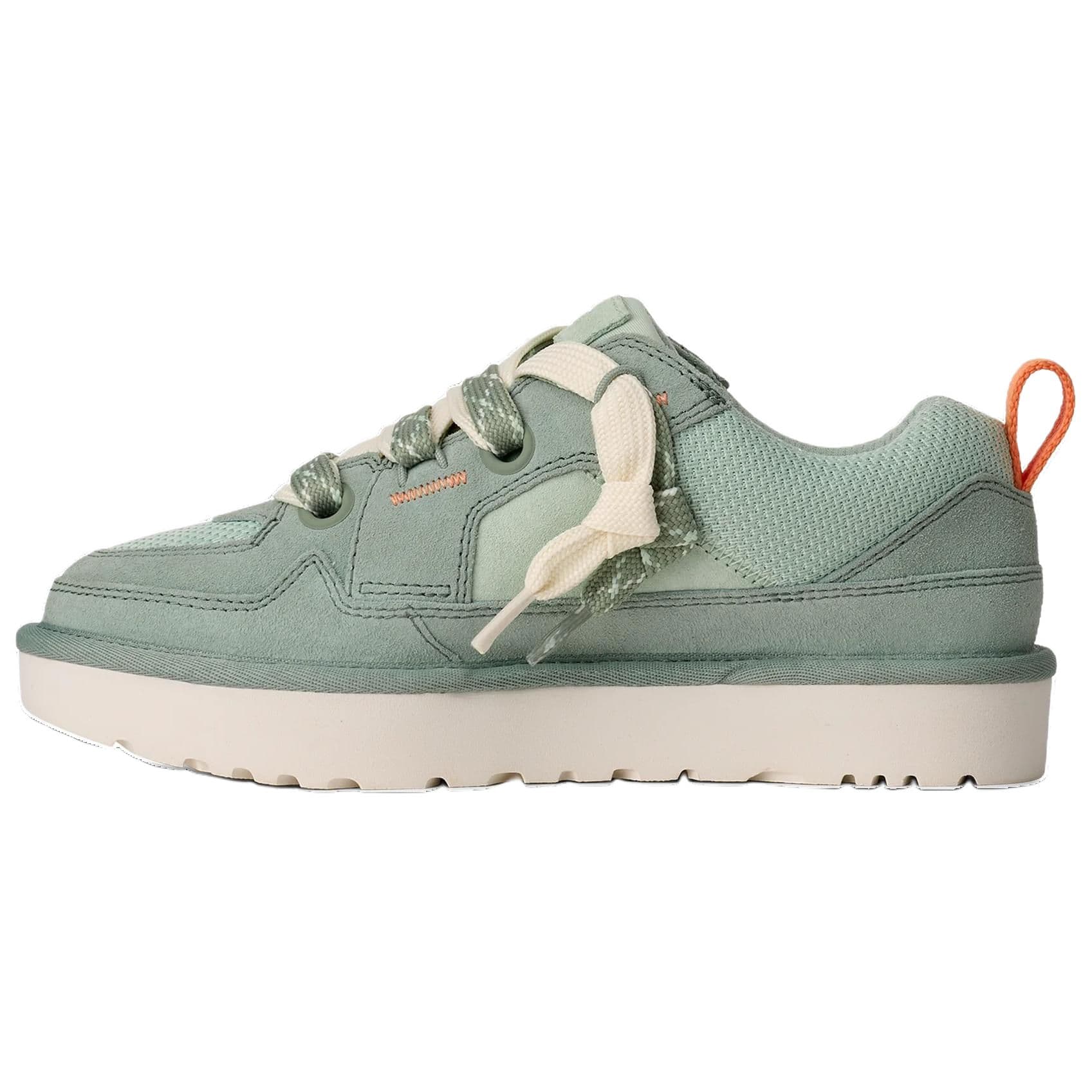 Кроссовки UGG Lowmel Текстиль Искусственная замша Низкий верх Повседневная обувь Женская Зеленая - изображение 4