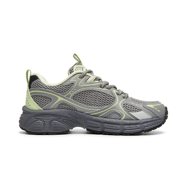 Кроссовки Champion Low Top Повседневная Обувь Женская Осенняя Лунный Серый Hilling Зеленый - изображение 2