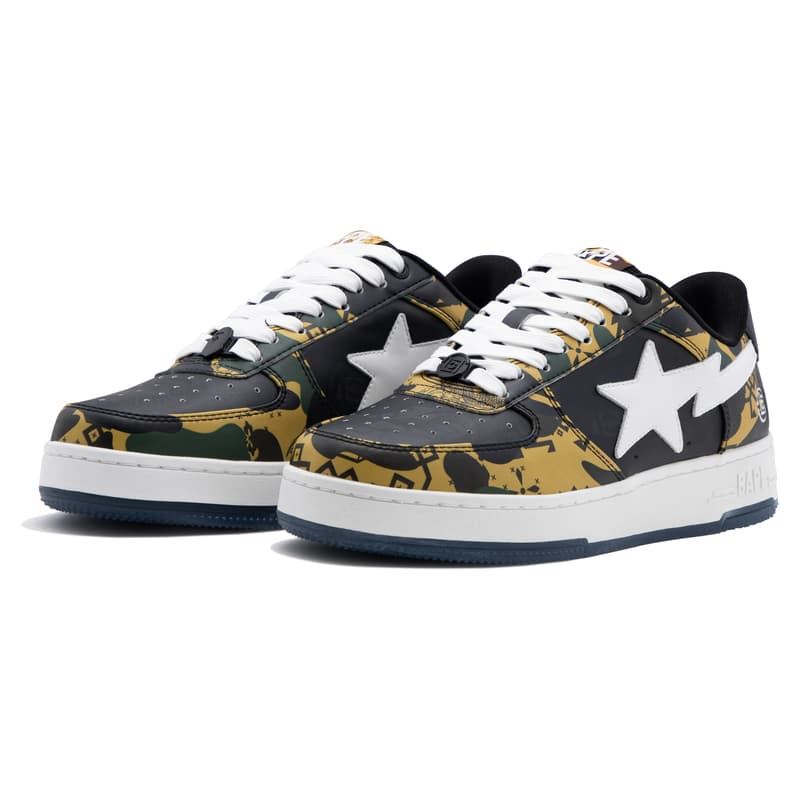 Кроссовки BAPE BAPE STA x CLOT CAMO - изображение 2