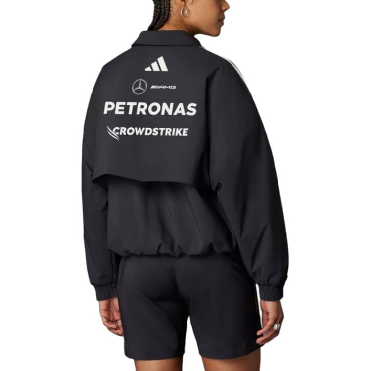 Куртка Adidas x Mercedes AMG Petronas F1 Team Куртка Женская Черная Белая - изображение 2