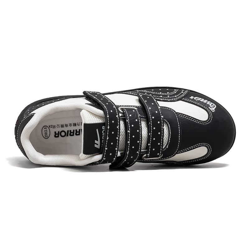 Кроссовки Warrior Износостойкая и Легкая Низкий Верх Повседневная Обувь Женская Бежевая Черная - изображение 4