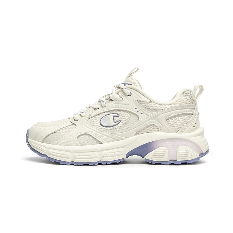 Кроссовки Champion Low Top Повседневная Обувь Женская Молочно-Белый Галактический Сиреневый Фиолетовый - изображение 1