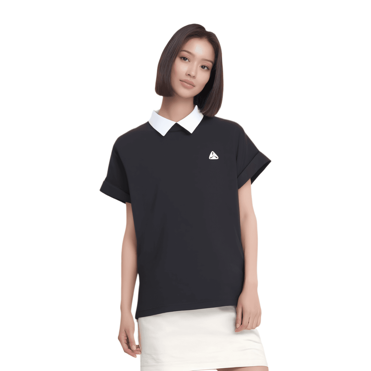 LI NING 1990 Golf Collection Поло Женские Черный - изображение 3