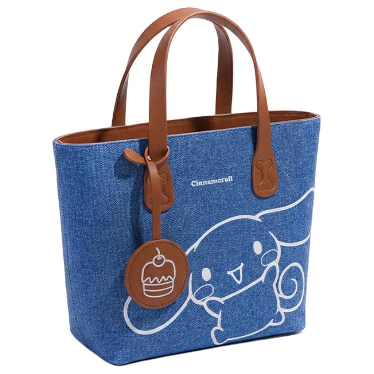 Сумка Sanrio Denim PU (полиуретан) Одно плечо Сумка Стандартная Женская Синяя - изображение 4