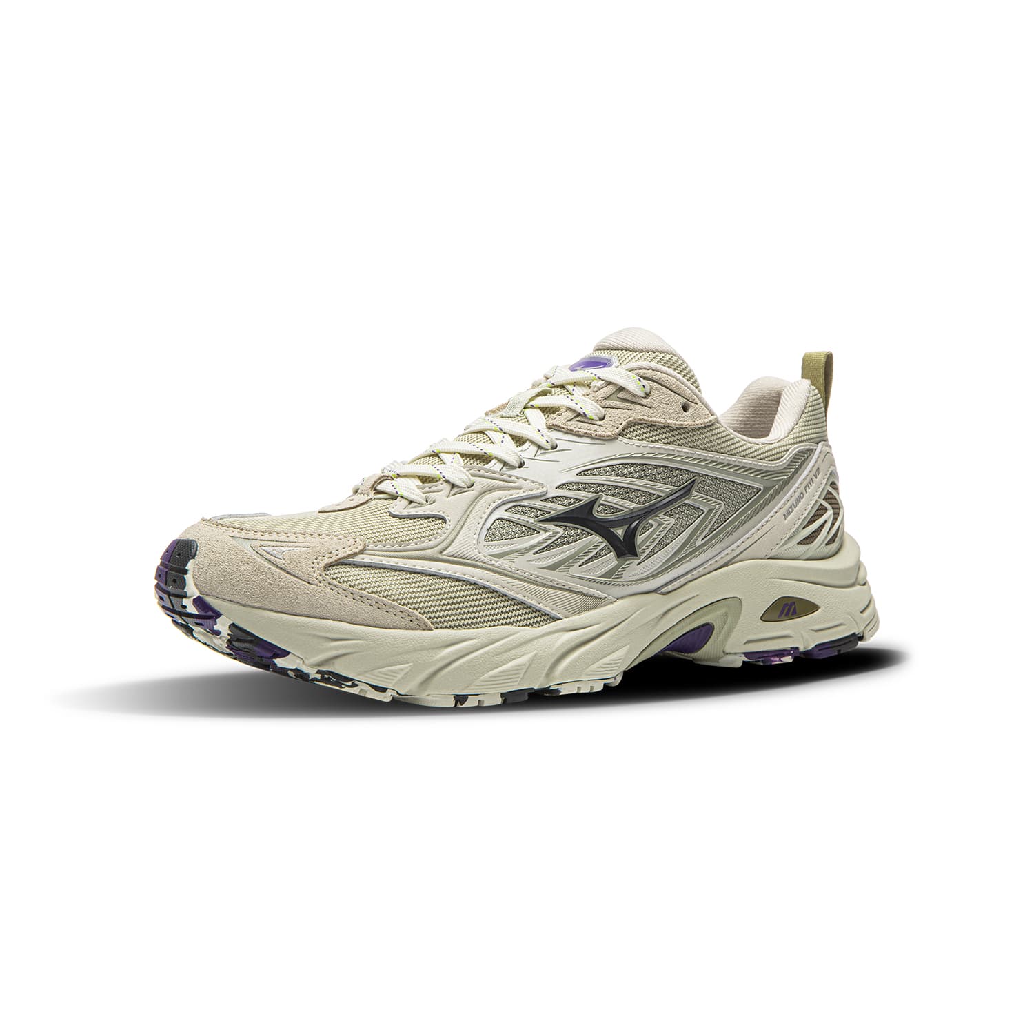 Кроссовки для бега Mizuno FIYI V2 Текстиль Синтетическая кожа Низкий топ Беговые кроссовки Унисекс Цвет дубовый серый - изображение 2