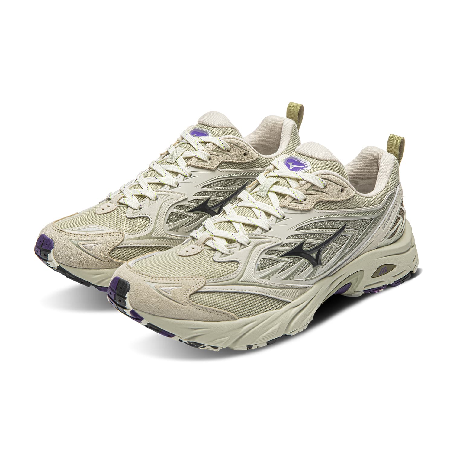 Кроссовки для бега Mizuno FIYI V2 Текстиль Синтетическая кожа Низкий топ Беговые кроссовки Унисекс Цвет дубовый серый - изображение 3