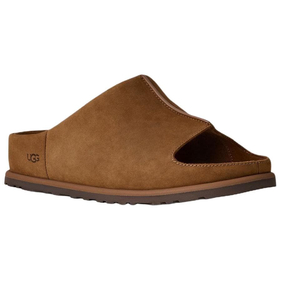 Сандалии UGG Rubber Slide Тапочки Мужские Темно-Коричневые - изображение 3