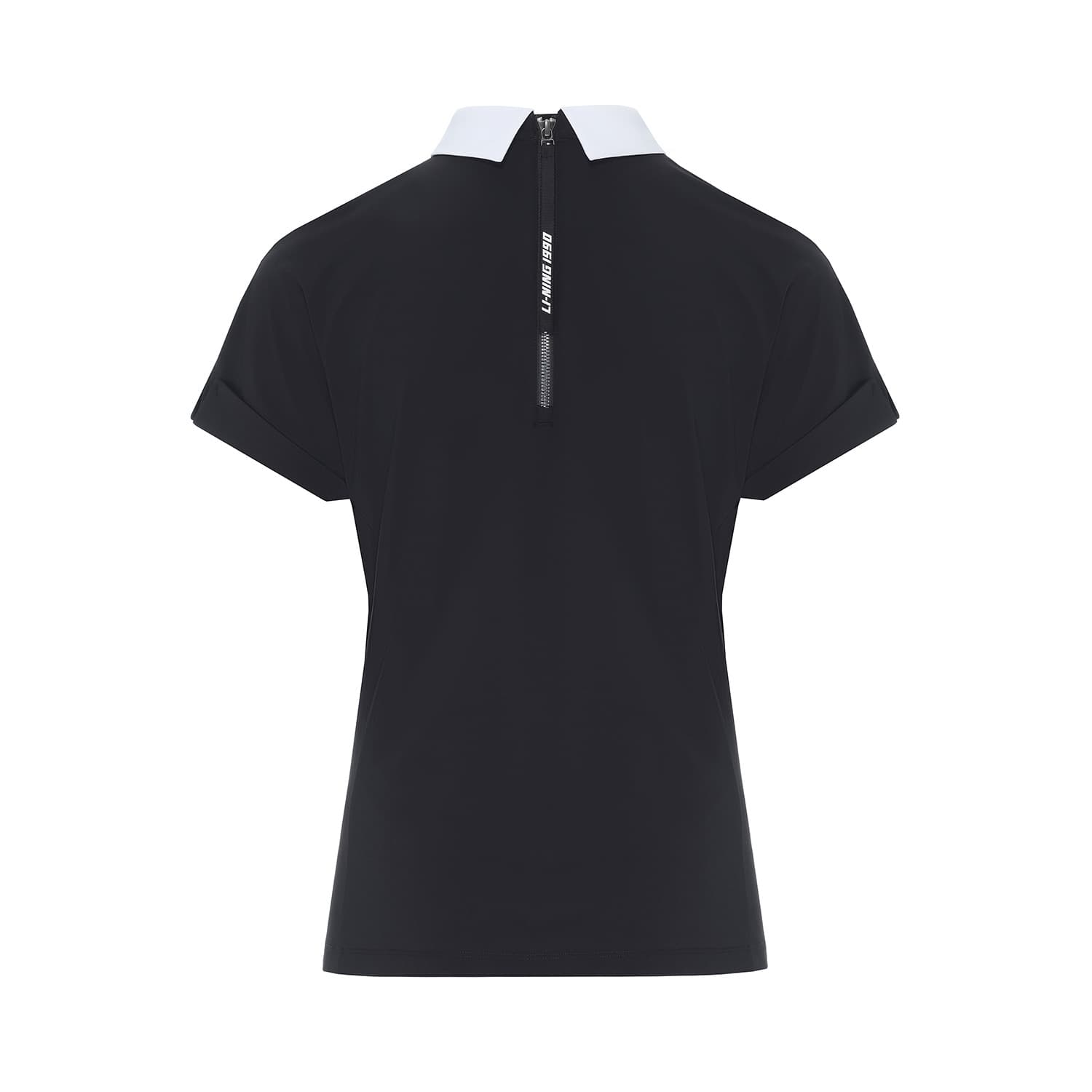 LI NING 1990 Golf Collection Поло Женские Черный - изображение 2