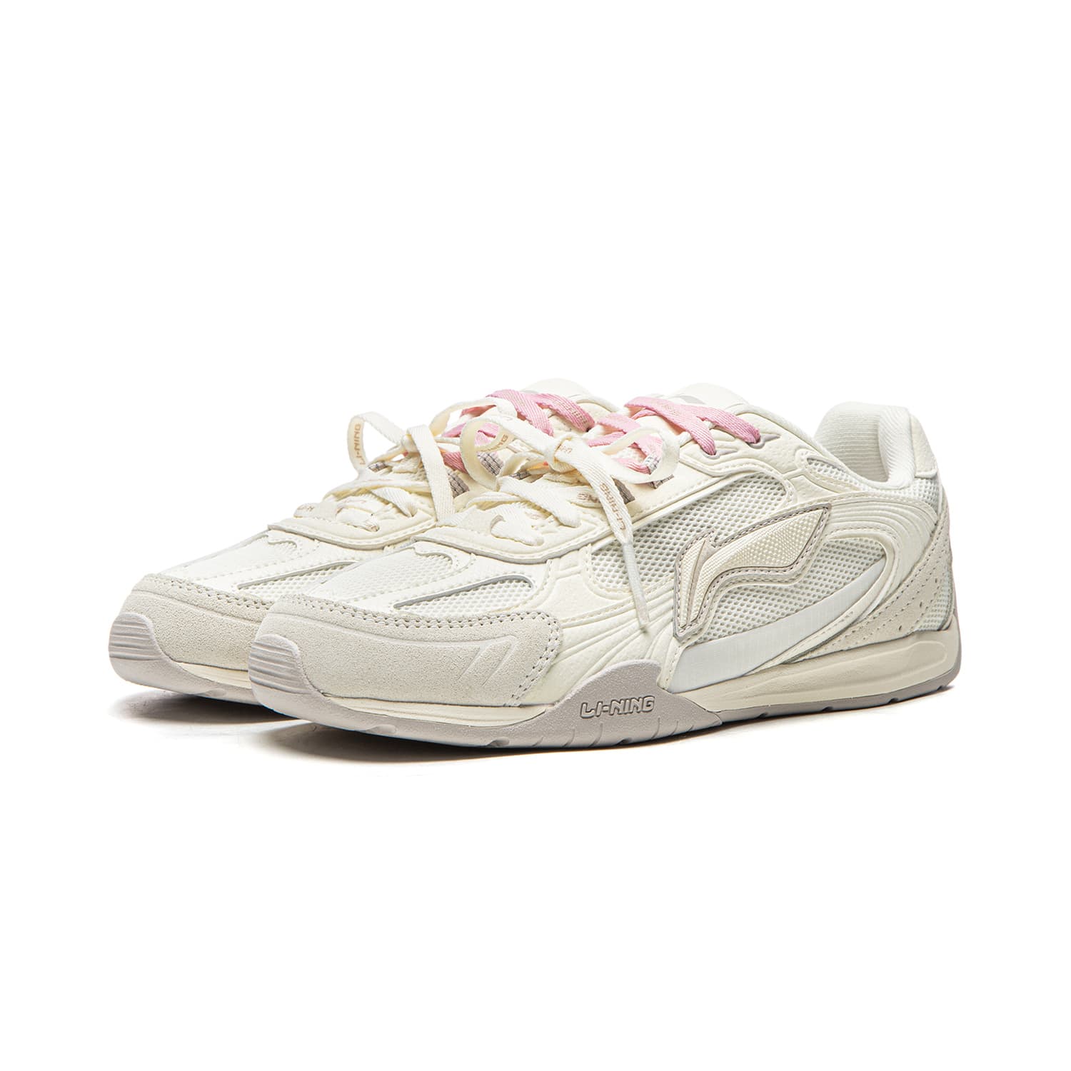 Кроссовки Li NING Film CLASSIC Low Топ Повседневная обувь Женские Экрю - изображение 3