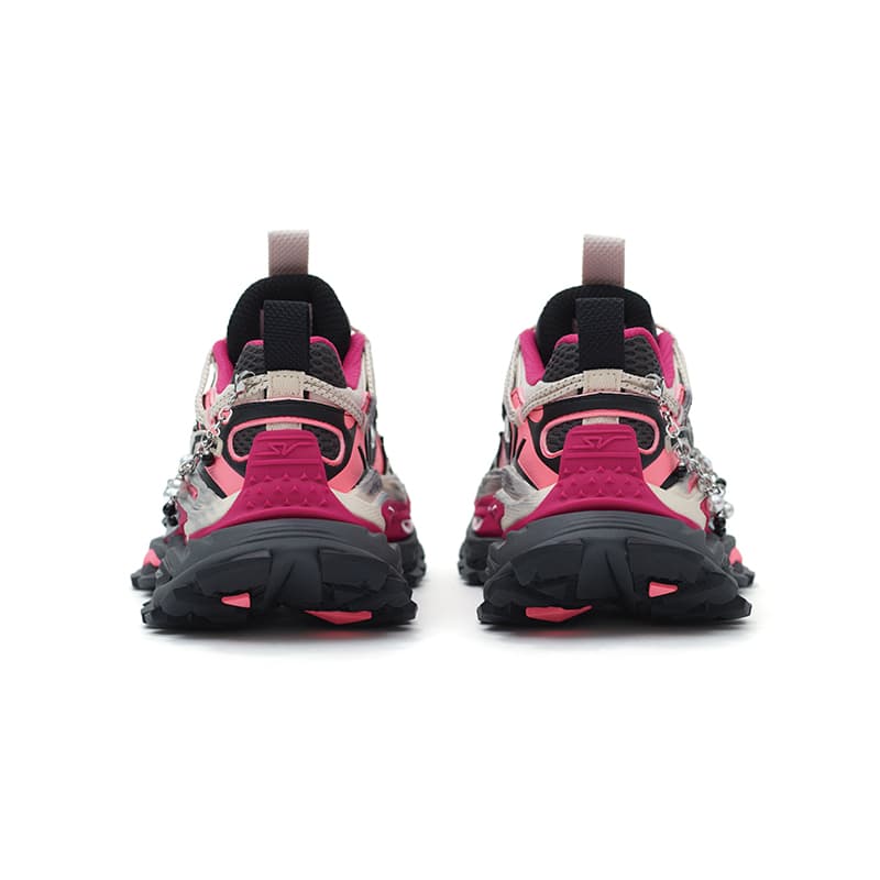 Кроссовки ANTA SNEAKERVERSE Низкий топ массивные кроссовки женские флуоресцентные светящиеся в темноте розовые - изображение 4