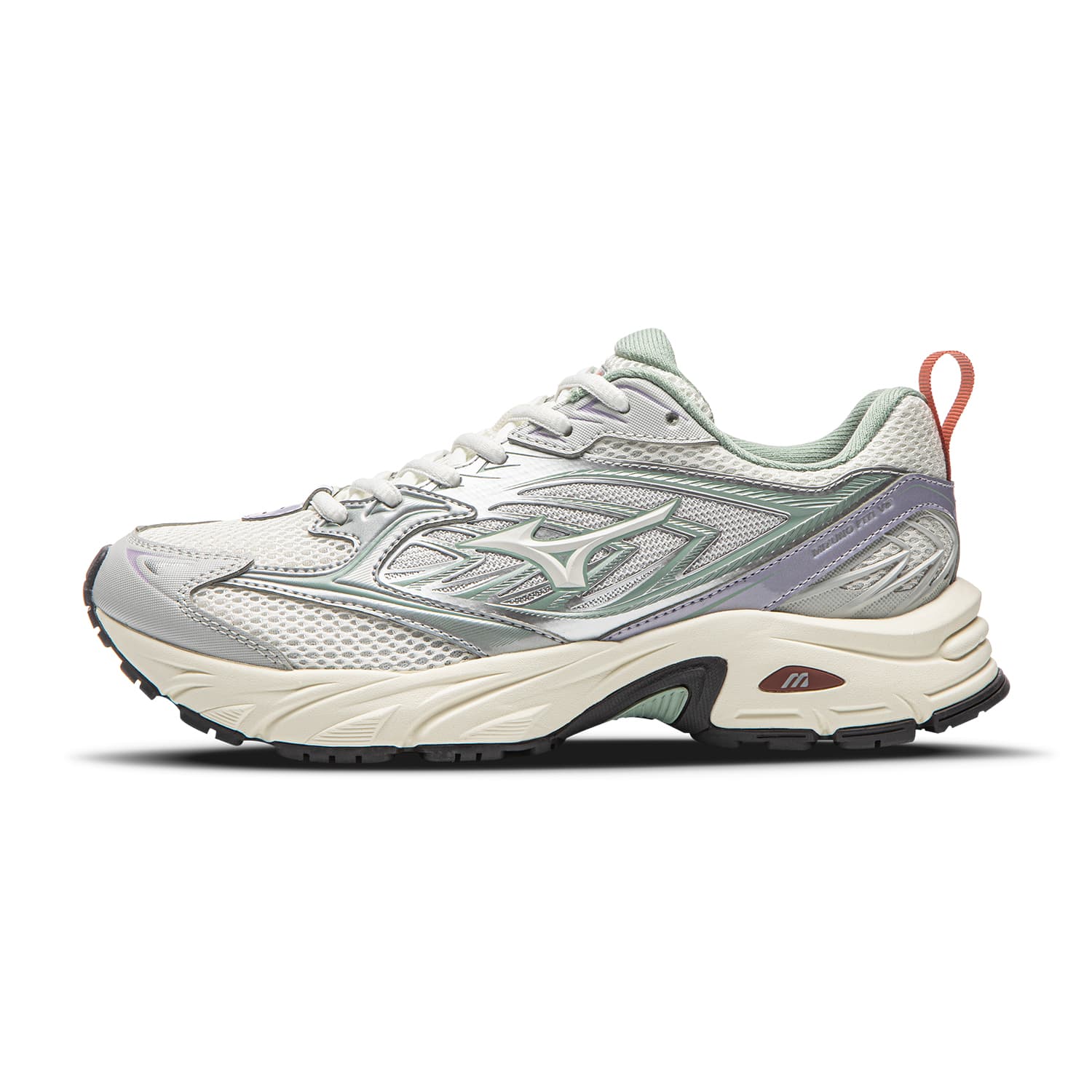 Кроссовки для бега Mizuno FIYI V2 Low Топ Беговые кроссовки Унисекс Icing Сахар Серебряный - изображение 1