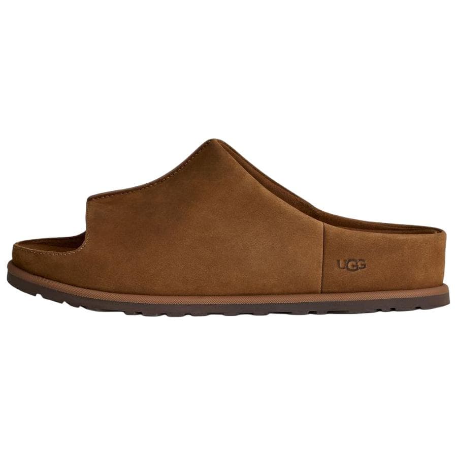 Сандалии UGG Rubber Slide Тапочки Мужские Темно-Коричневые - изображение 1