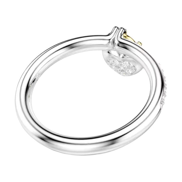 Кольцо Swarovski Idyllia Кольца с кубическим цирконием Унисекс Розовый - изображение 5