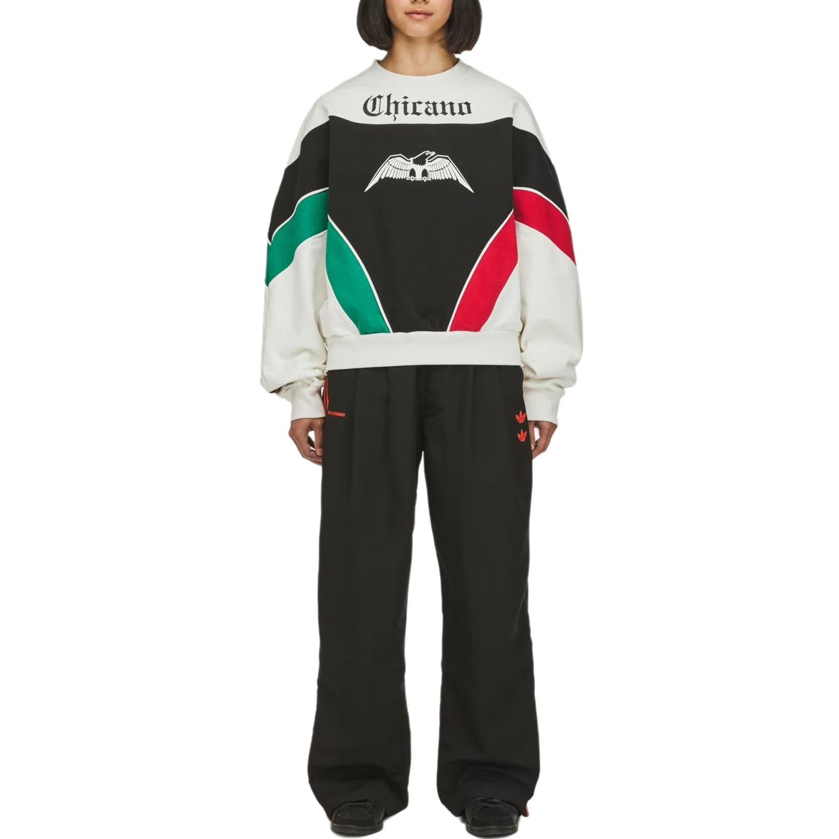 Худи Adidas Originals x Willy Chavarria Chicano Худи-ханьфу Мужское Экрю - изображение 3