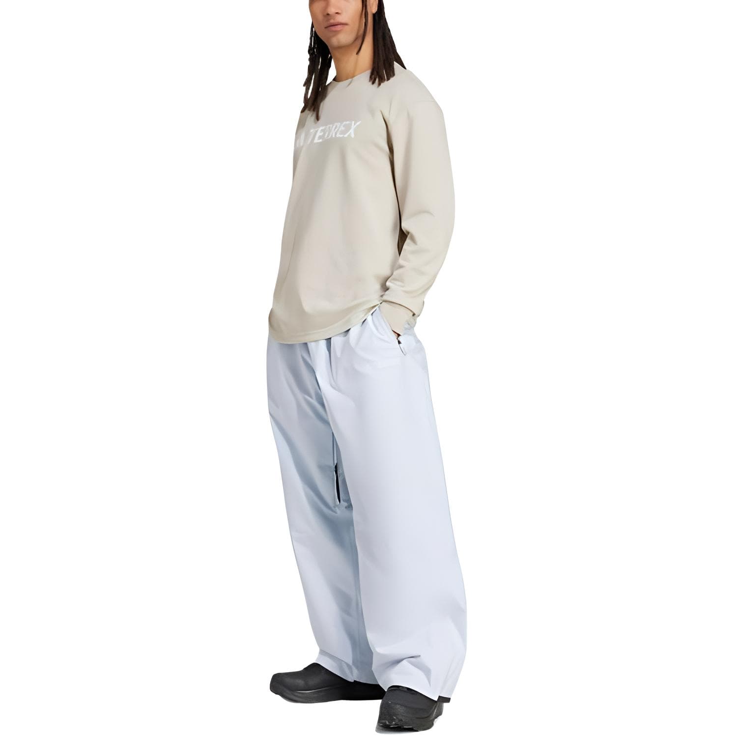 Горнолыжные штаны Adidas RAIN.RDY XPERIOR 2LI NSULATED Нагрудник Лыжные штаны Мужской Светло-синий - изображение 2