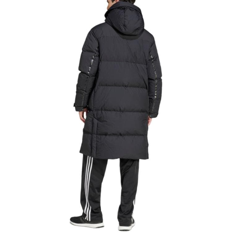 Куртка Adidas Sportswear Cold.Rdy Гусиный пух Длинное пальто пуховые куртки и пальто Мужской Черный - изображение 3