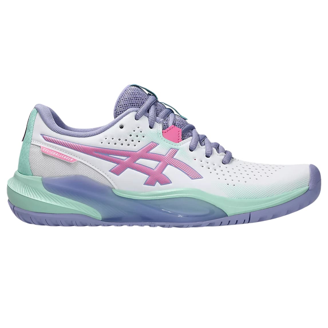 Кроссовки для тенниса ASICS Гель Challenger 15 Амортизация Moisture Wicking Амортизация Moisture Wicking Low Топ Кроссовки для тенниса Женские - изображение 2