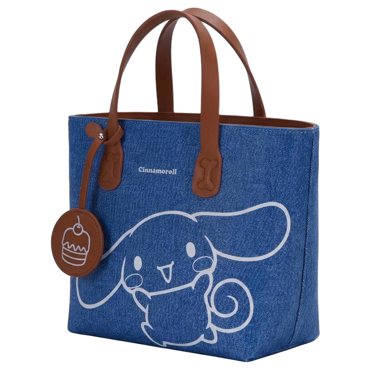 Сумка Sanrio Denim PU (полиуретан) Одно плечо Сумка Стандартная Женская Синяя - изображение 3