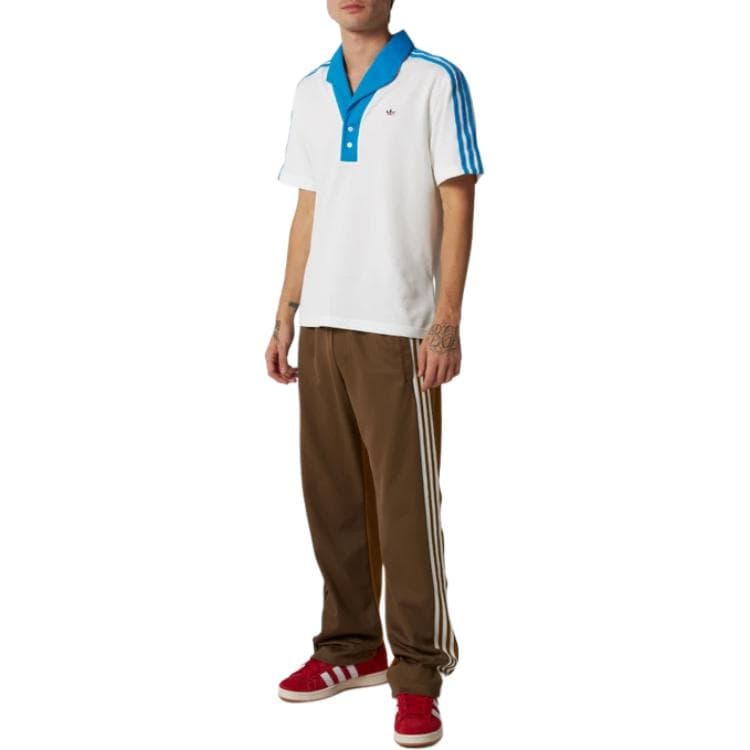 Спортивная одежда Adidas Originals X CLOT ADIBREAK Спортивные брюки Мужские Коричневые - изображение 2