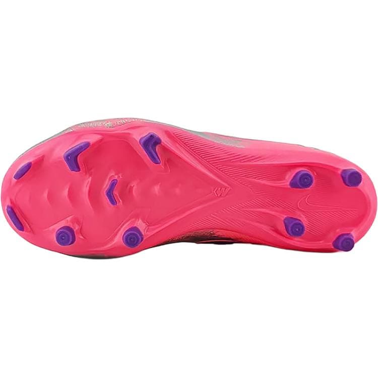 Бутсы NIKE Mercurial Vapor 16 Синтетическая кожа Low Топ Детские футбольные бутсы Розово-серебристый Детский - изображение 4