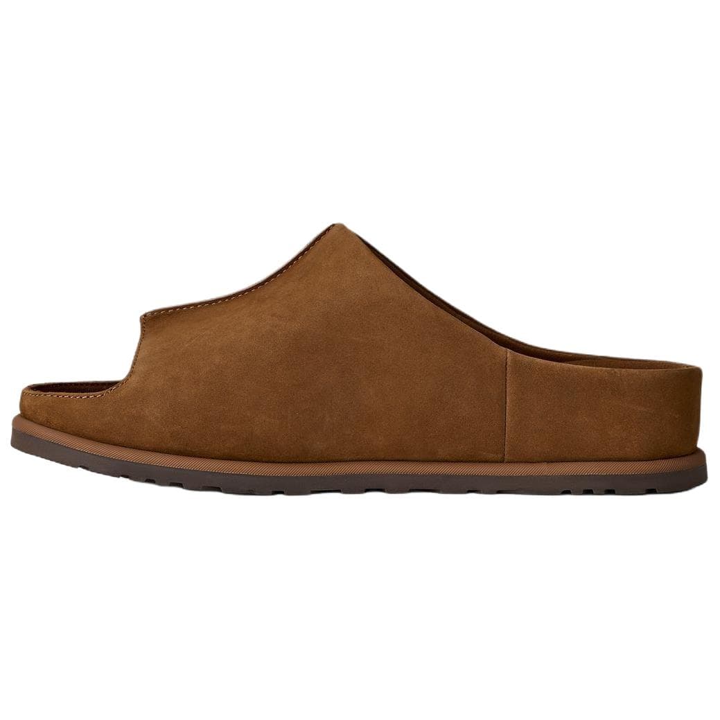 Сандалии UGG Rubber Slide Тапочки Мужские Темно-Коричневые - изображение 2