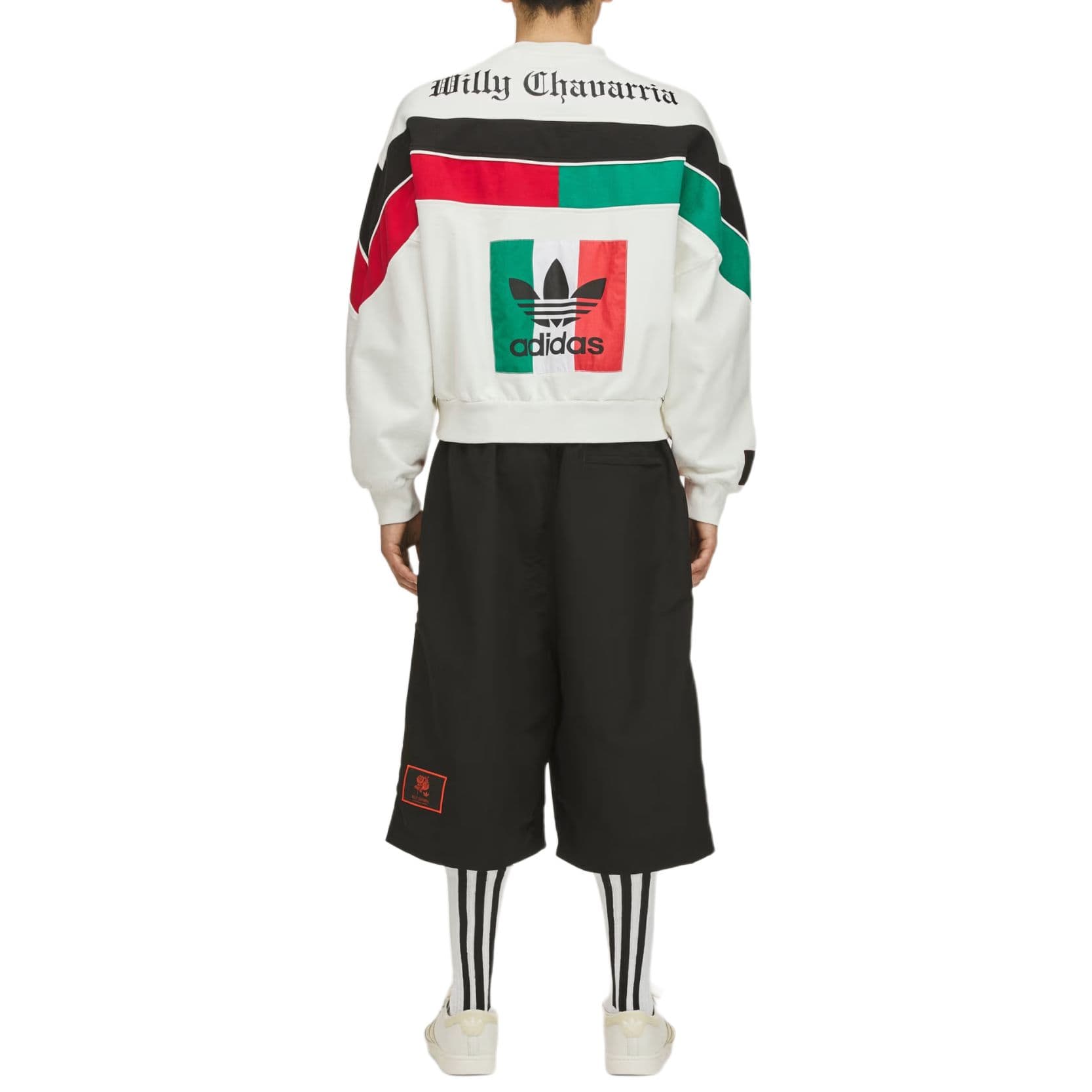 Худи Adidas Originals x Willy Chavarria Chicano Худи-ханьфу Мужское Экрю - изображение 2