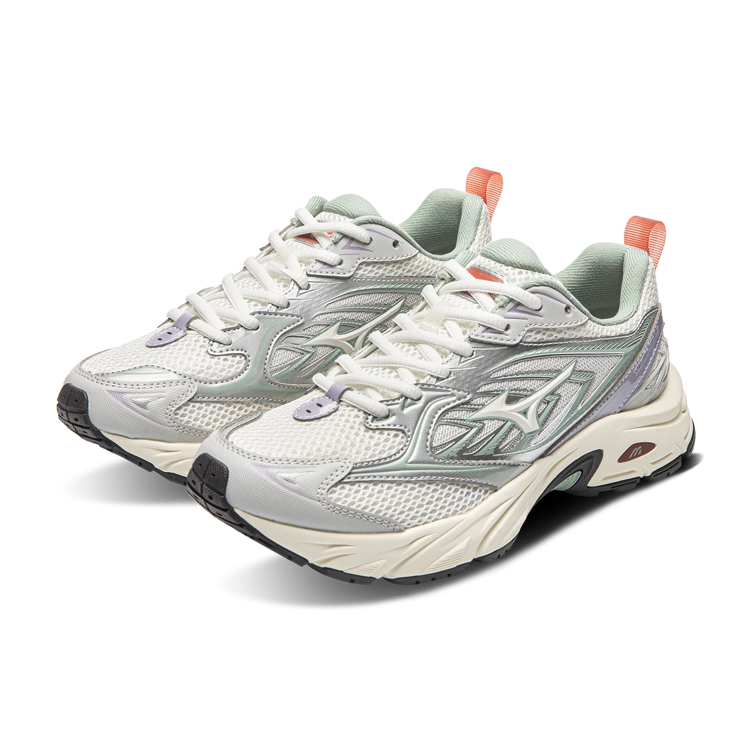 Кроссовки для бега Mizuno FIYI V2 Low Топ Беговые кроссовки Унисекс Icing Сахар Серебряный - изображение 3