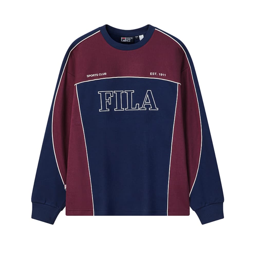 Худи FILA ORIGINALE Толстовка Мужское Темно-чернильно-синий - изображение 1