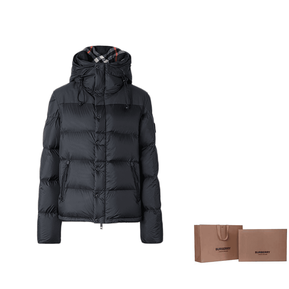 Зимняя куртка Burberry Navy Down Jacket - изображение 2
