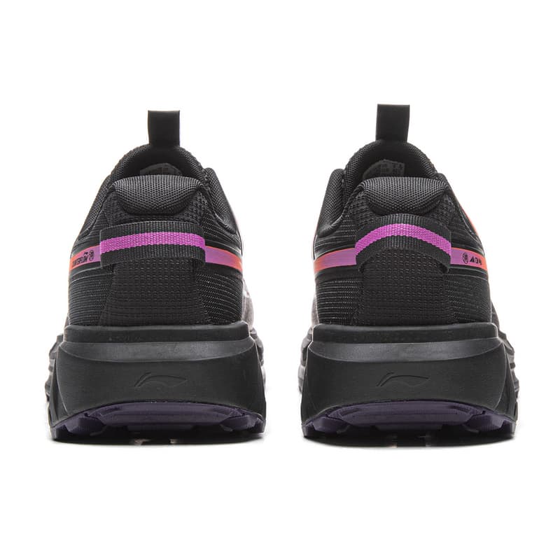Кроссовки Li-Ning CF Outdoor Hiking Shoes 2 Легкая антиударная модель низкой высоты Унисекс Ночной черный - изображение 7