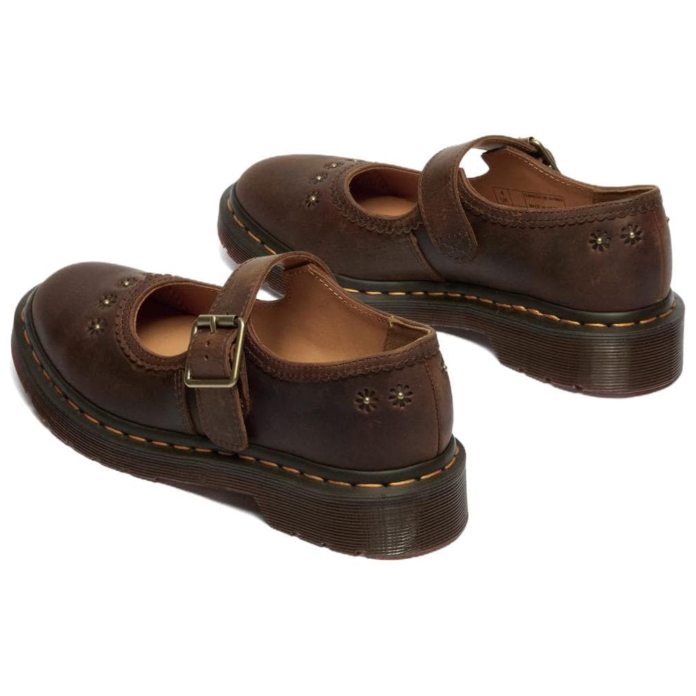 Dr.Martens ORIGINALS Грубый каблук Туфли Мэри Джейн Женские Коричневый - изображение 3