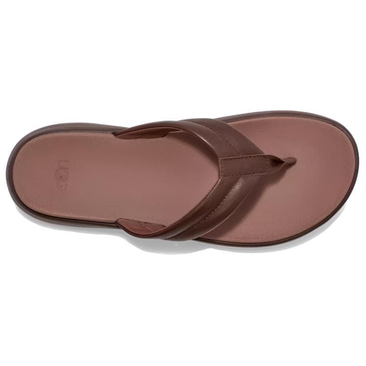 Шлёпанцы UGG Мужские шлепанцы устойчивые к истиранию коричневые - изображение 4