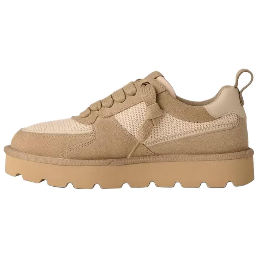 Кроссовки ugg Highland Спилок коровья Low Топ Повседневная обувь Женские Горчичка - изображение 2