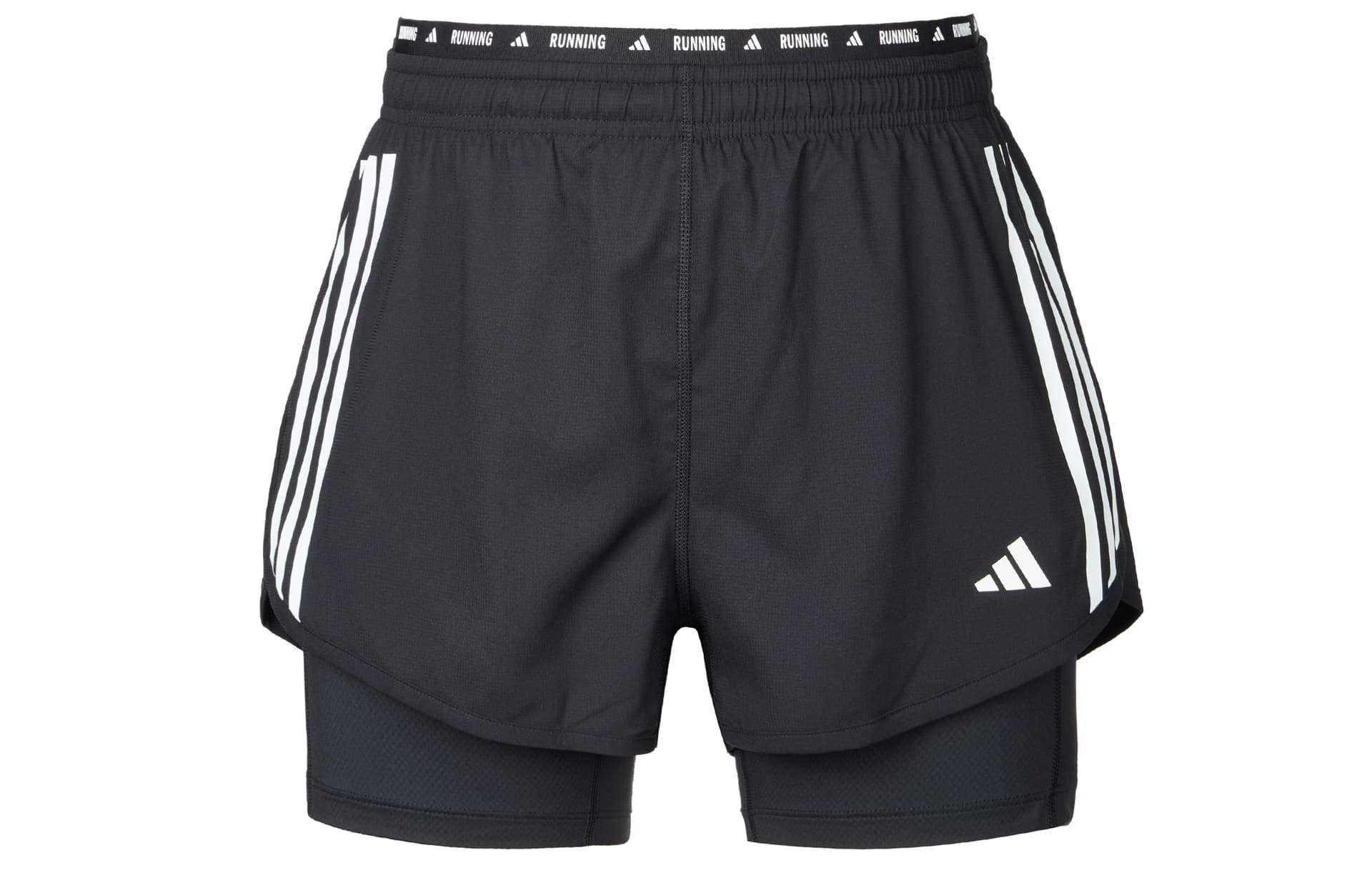 Шорты adidas Own The Run 3-Stripes 2-In-1 Shorts - изображение 1