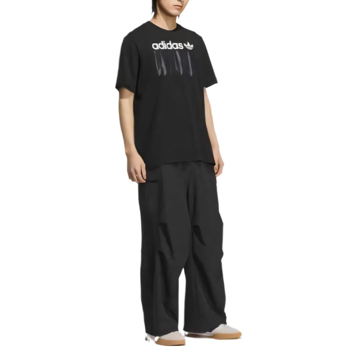 Штаны Adidas Originals Карго Брюки Унисекс Черные - изображение 5