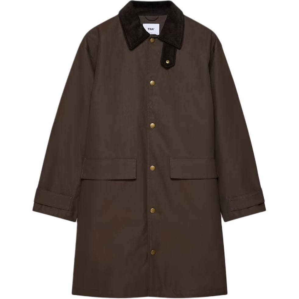 ARITZIA SS26 TNA Расслабленный Восковый Хлопковый Тренчкот Тренчкот Женский - изображение 1
