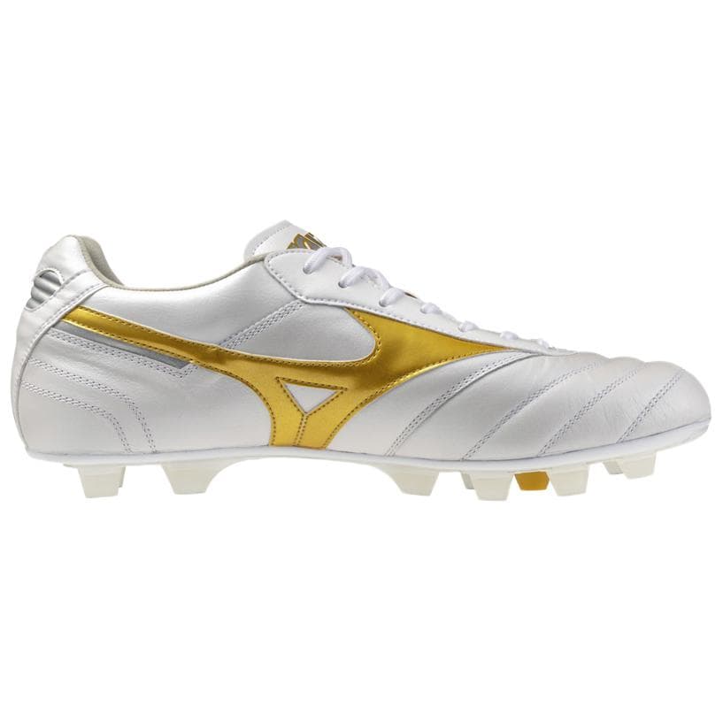 Кроссовки для футбола Mizuno MORELIA 2 Футбольные бутсы Унисекс Белые - изображение 2