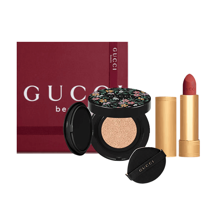 GUCCI Мягкий матовый помада с воздушным матовым эффектом набор косметики легко растушевывается увлажнение 14 г + 3 5 г - изображение 3