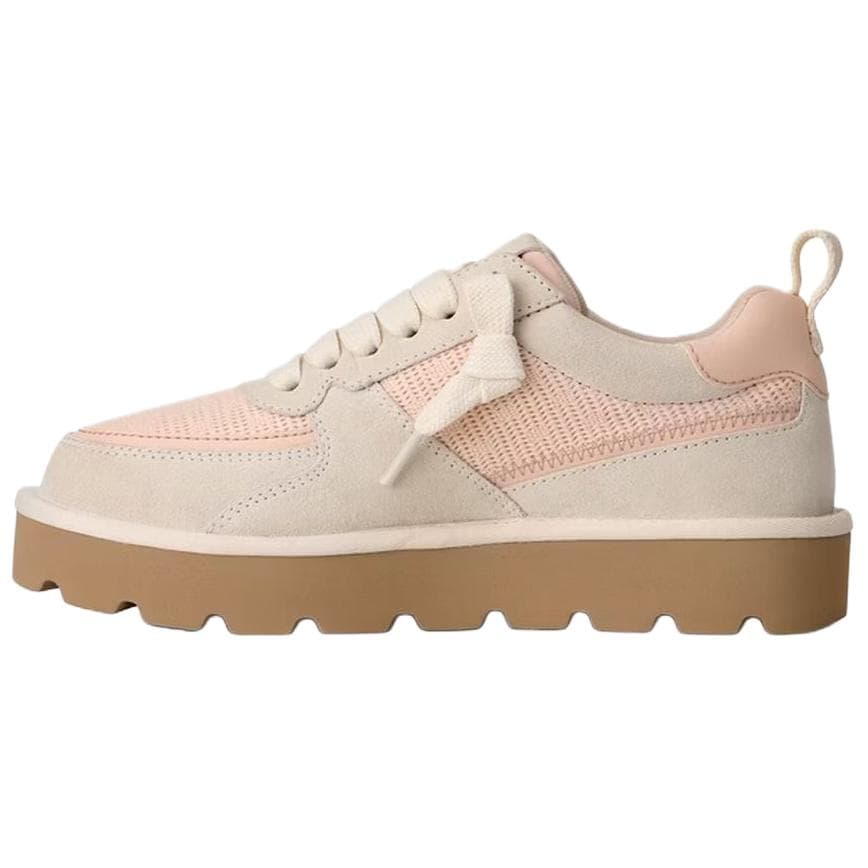 Кроссовки ugg Highland Спилок коровья Low Топ Повседневная обувь Женские Жасминовый белый - изображение 2