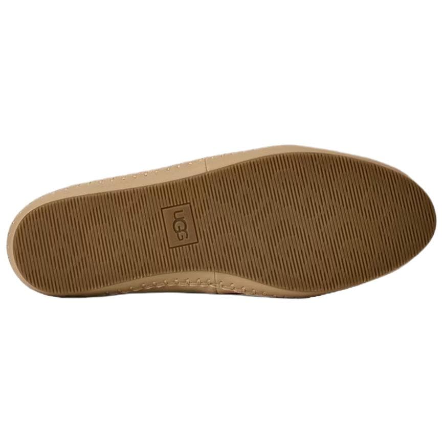 Тапочки UGG Модный Спилок Коровья Кожа Повседневная Обувь Женская Горчичный - изображение 7