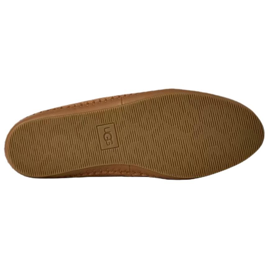 Тапочки UGG Модный Спилок Коровья Кожа Повседневная Обувь Женская Каштановый - изображение 7